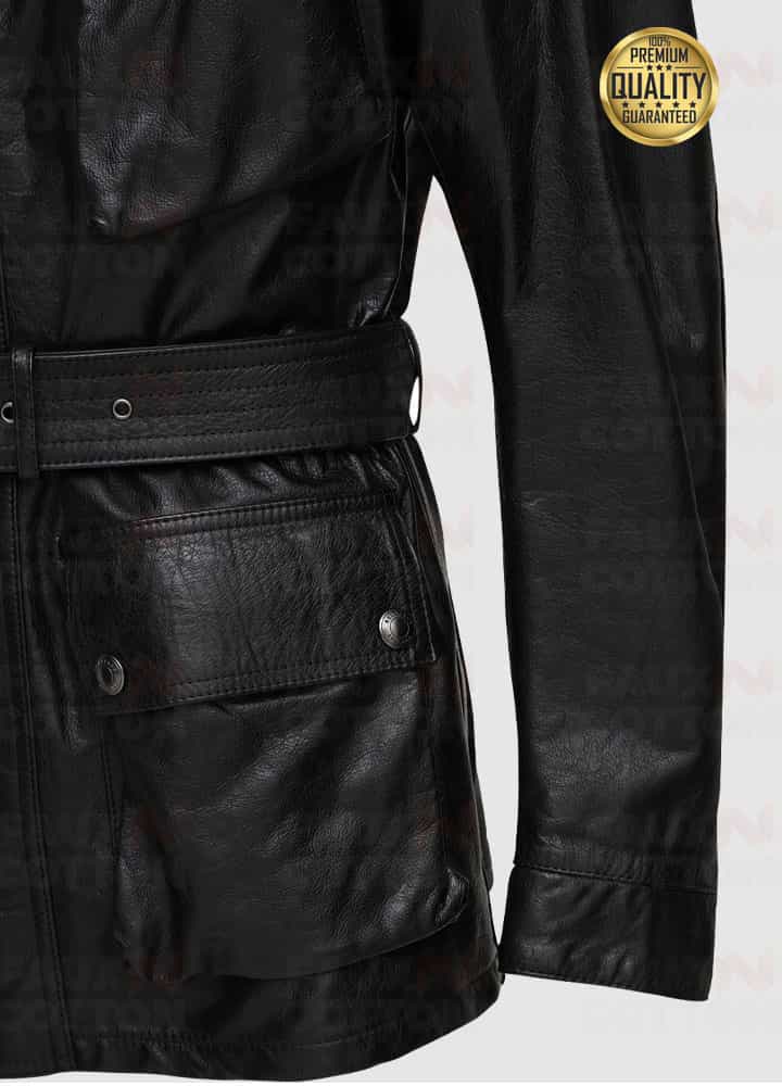 Trialmaster Panther 2.0 Black Leather Jacket